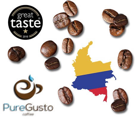 PureGusto Colombian Rio Magdalena Coffee Beans 6KG